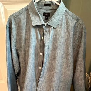 J.Crew Ludlow Men’s Blue shirt size XL